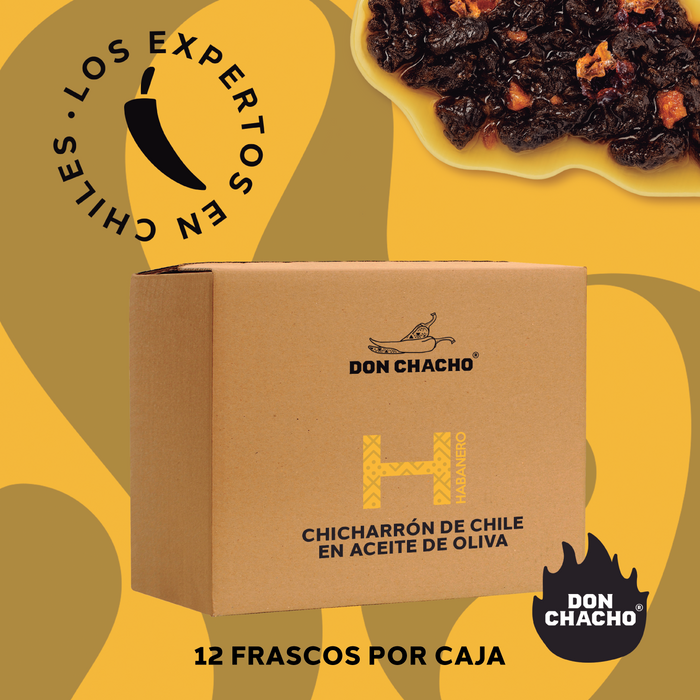 Caja de 12 · Chicharrón de chile Habanero · 140 g