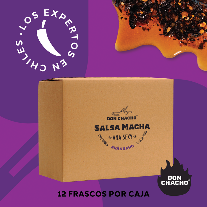 Caja de 12 · Salsa macha Ana Sexy · 140 g