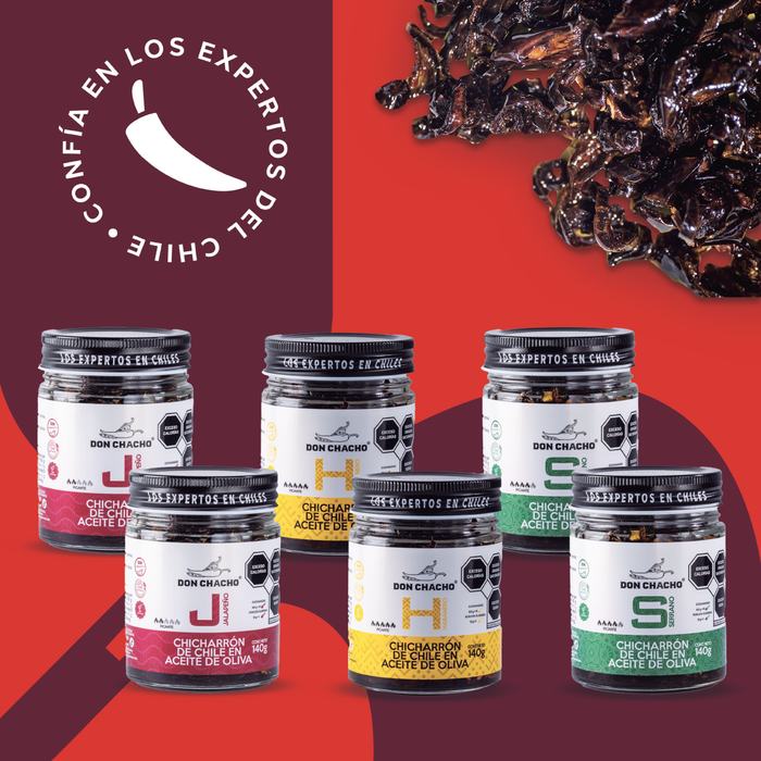 6 Pack Variado con 140 gr c/u