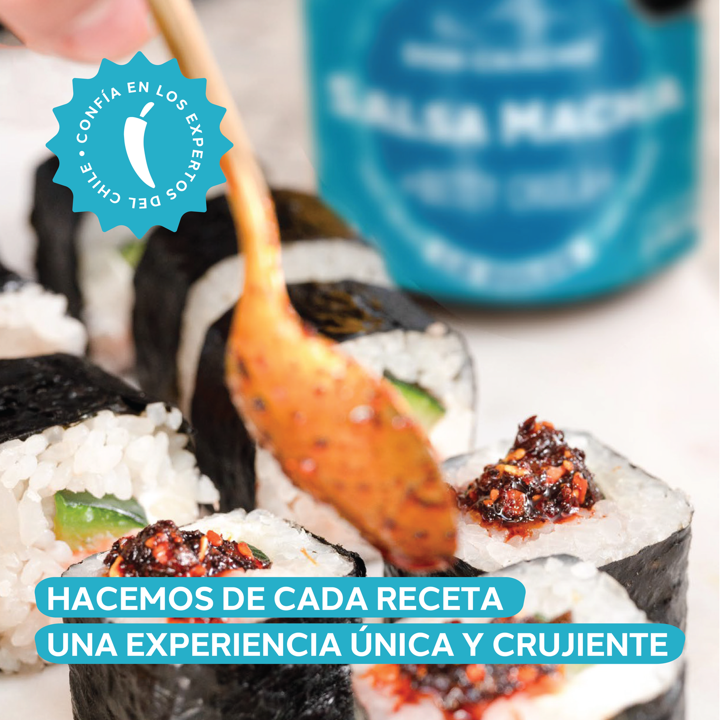 Salsa Macha La Dulce “Betty Chula”	- Hecho a base de Chile Ancho, Morita y Azúcar Morena - Disfrútalos con Tacos, Quesadillas, Ensaladas, Sushi, Pizzas o Cualquier Otro Platillo.